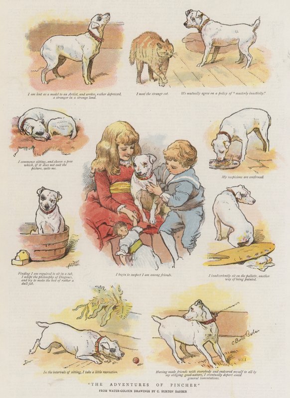 Przygody Pinchera autorstwa Charles Burton