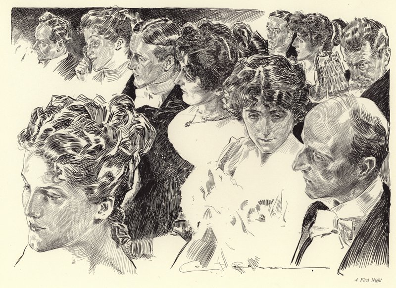 Pierwsza noc autorstwa Charles Dana Gibson