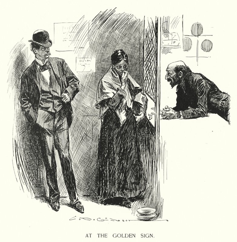 Pod Złotym Znakiem (lito) autorstwa Charles Dana Gibson