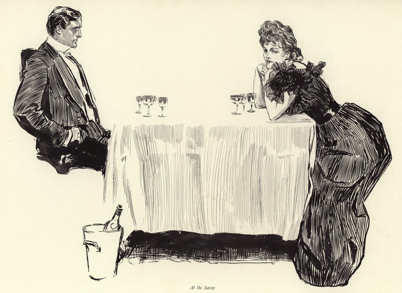 W Savoyu autorstwa Charles Dana Gibson