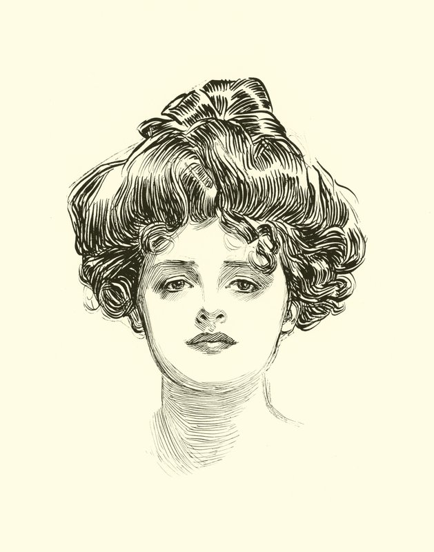 Ilustracja do drabiny społecznej autorstwa Charles Dana Gibson