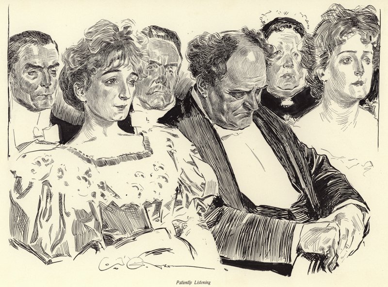 Cierpliwe słuchanie autorstwa Charles Dana Gibson