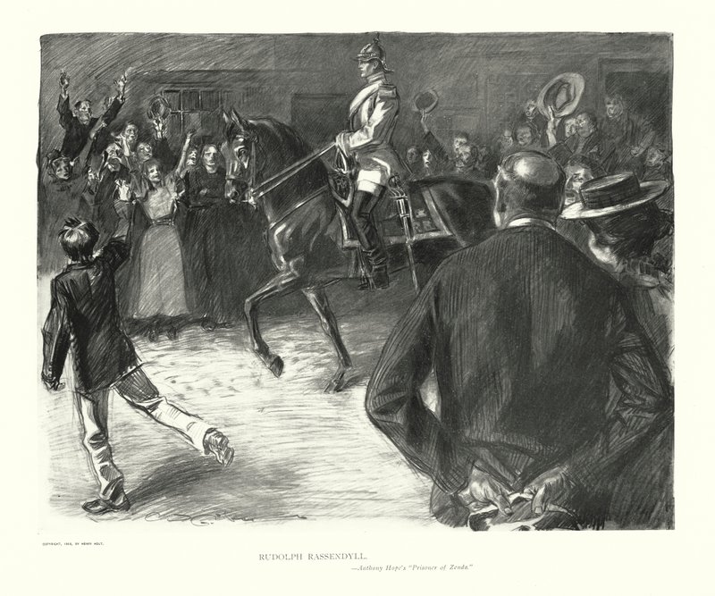 Rudolph Rassendyll (litografia) autorstwa Charles Dana Gibson