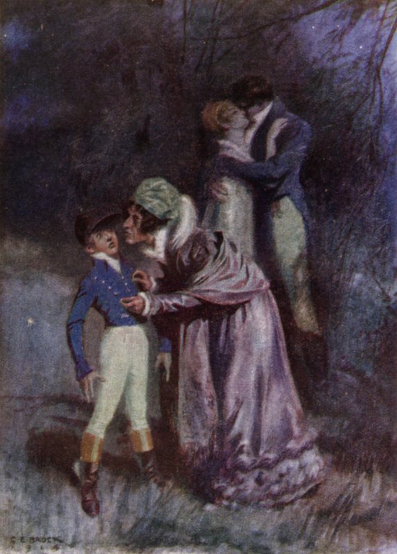 Ilustracja do The Amateur Gentleman autorstwa Jeffery Farnol (kolor lito) autorstwa Charles Edmund (after) Brock
