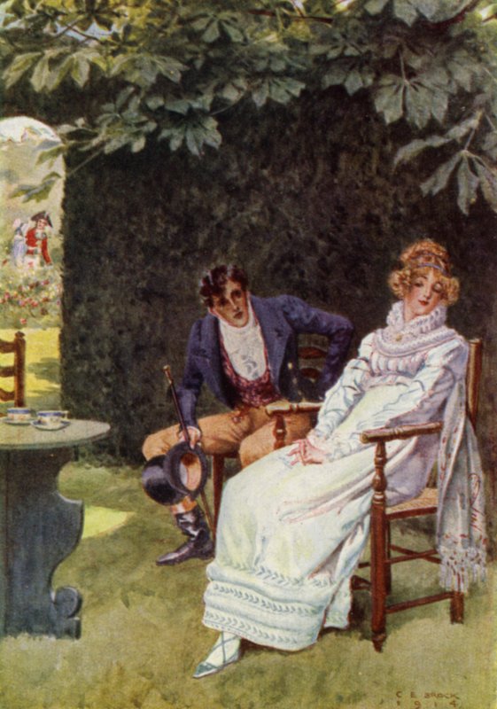Ilustracja do The Amateur Gentleman autorstwa Jeffery