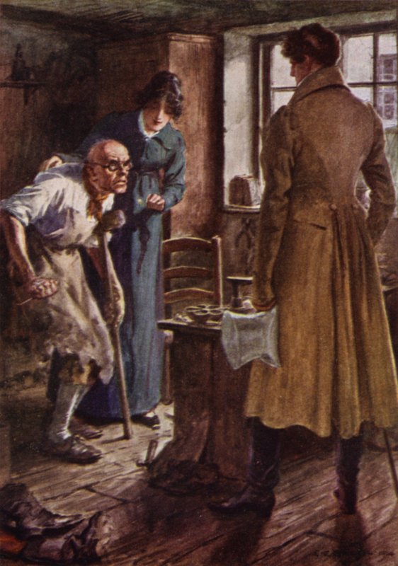Ilustracja do The Amateur Gentleman autorstwa Jeffery Farnol (kolor lito) autorstwa Charles Edmund (after) Brock
