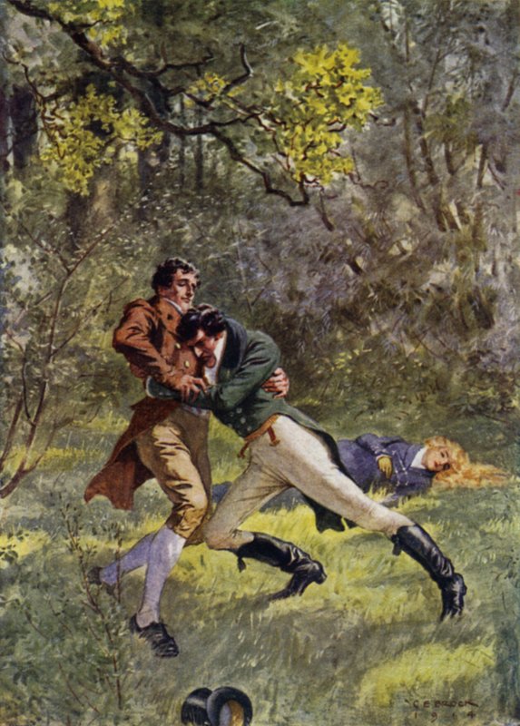 Ilustracja do The Amateur Gentleman autorstwa Jeffery