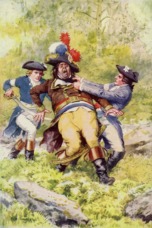 Palce Hectora były skręcone w jego krawacie... autorstwa Charles Edmund Brock