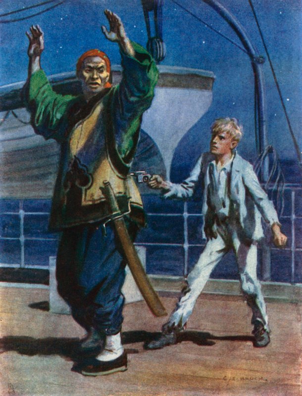 Jeśli tak trzymam pistolet, na pewno zadziała, jeśli spróbujesz jakichś sztuczek autorstwa Charles Edmund Brock