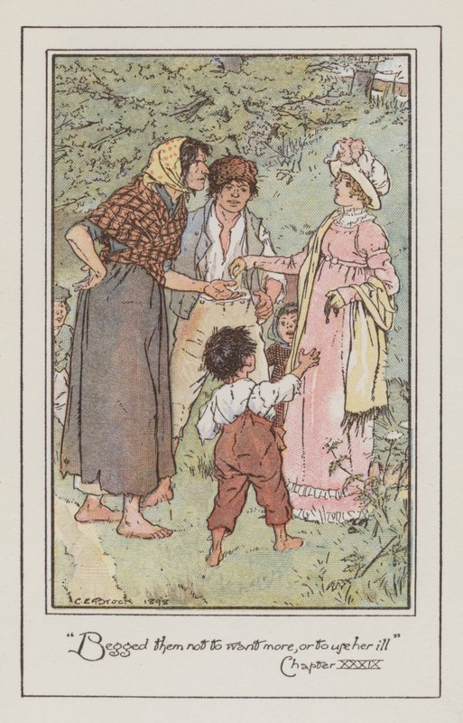 Ilustracja do Emmy autorstwa Jane Austen (kolor lito) autorstwa Charles Edmund Brock