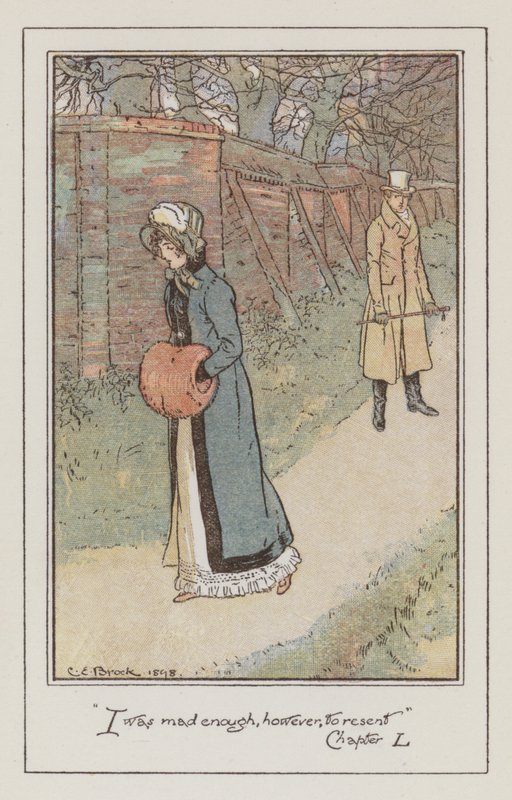 Ilustracja do Emmy autorstwa Jane Austen (kolor lito) autorstwa Charles Edmund Brock