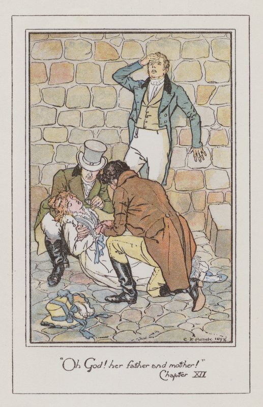 Ilustracja do perswazji (kolor lito) autorstwa Charles Edmund Brock