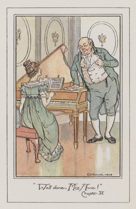 Ilustracja do perswazji (kolor lito) autorstwa Charles Edmund Brock