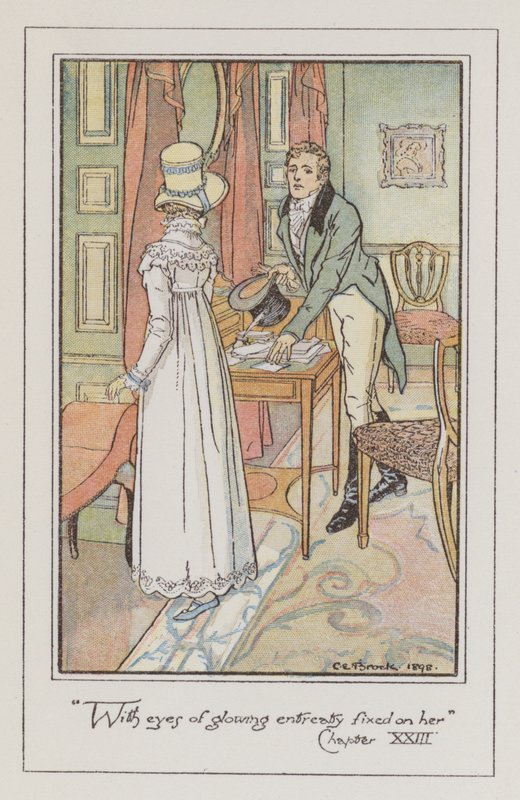 Ilustracja do perswazji (kolor lito) autorstwa Charles Edmund Brock
