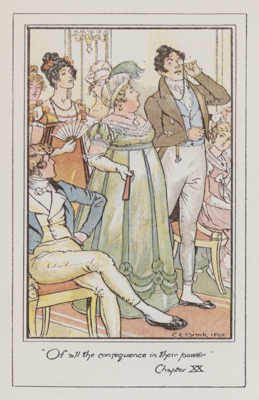 Ilustracja do perswazji (kolor lito) autorstwa Charles Edmund Brock