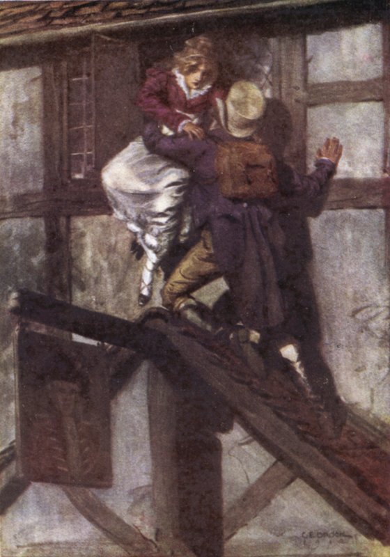 Ilustracja do The Broad Highway romans z Kent autorstwa Charles Edmund Brock