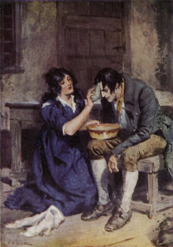 Ilustracja do The Broad Highway romans z Kent autorstwa Charles Edmund Brock