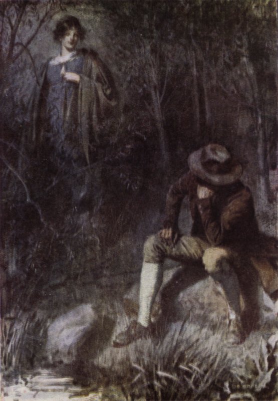Ilustracja do The Broad Highway romans z Kent autorstwa Charles Edmund Brock