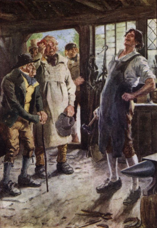 Ilustracja do The Broad Highway romans z Kent autorstwa Charles Edmund Brock