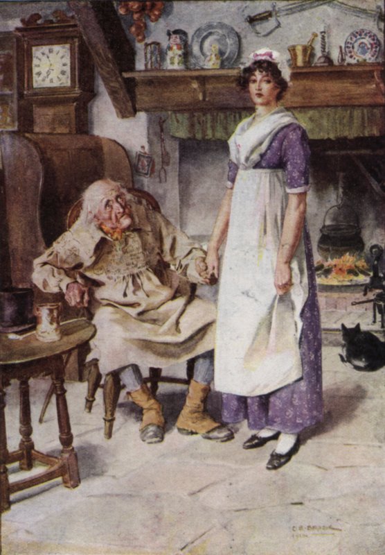 Ilustracja do The Broad Highway romans z Kent autorstwa Charles Edmund Brock
