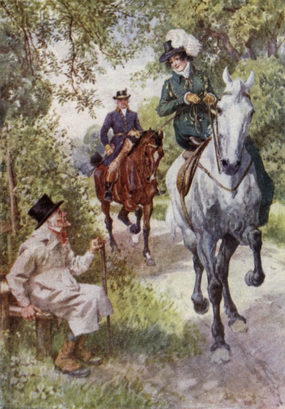Ilustracja do The Broad Highway romans z Kent autorstwa Charles Edmund Brock