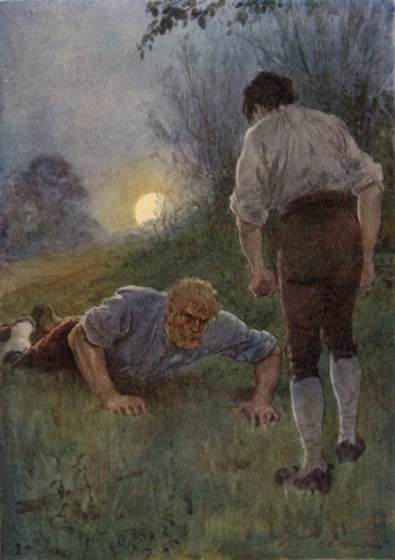 Ilustracja do The Broad Highway romans z Kent autorstwa Charles Edmund Brock