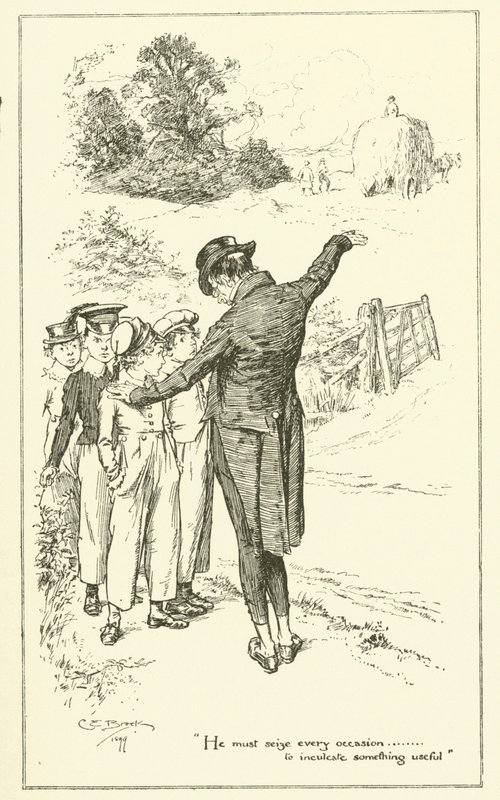 Ilustracja do The Essays of Elia autorstwa Charlesa Lamba (rycina) autorstwa Charles Edmund Brock