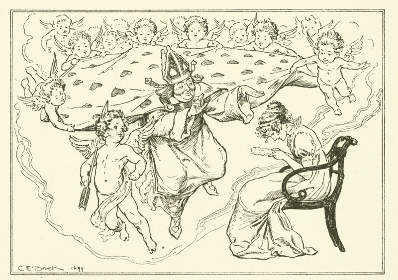Ilustracja do The Essays of Elia autorstwa Charlesa Lamba (rycina) autorstwa Charles Edmund Brock