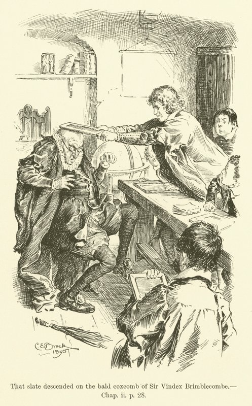 Ilustracja do Westward Ho! autorstwa Charlesa Kingsleya (grafika) autorstwa Charles Edmund Brock