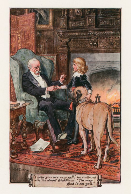 Mały Lord Fauntleroy autorstwa Frances Hodgson Burnett autorstwa Charles Edmund Brock