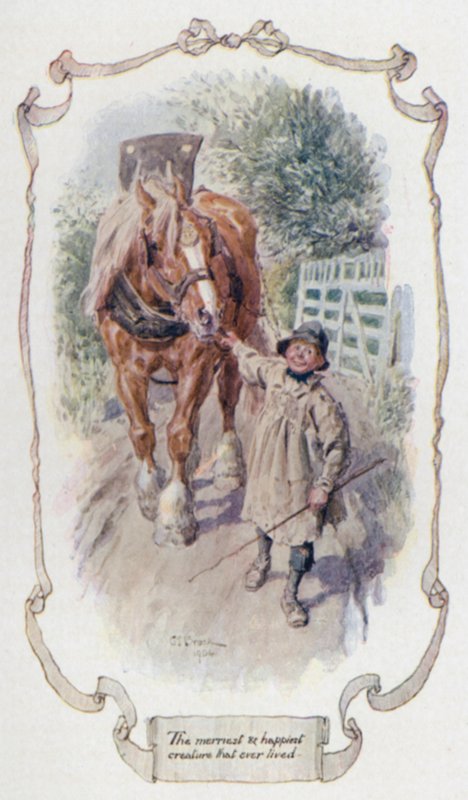 Najweselsze i najszczęśliwsze stworzenie, jakie kiedykolwiek żyło (kolor lito) autorstwa Charles Edmund Brock