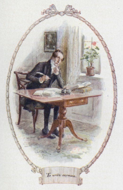 Pisać kazania (kolor lito) autorstwa Charles Edmund Brock