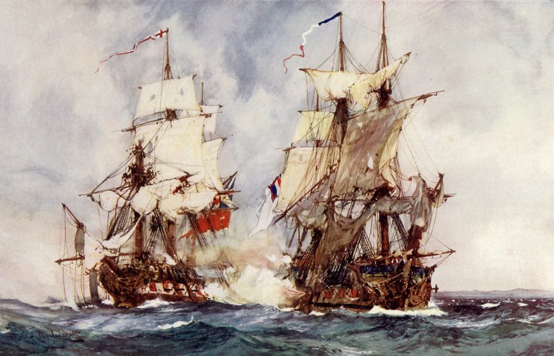 Zdobycie zjazdu francuskiego przez półksiężyc, 1793 autorstwa Charles Edward Dixon