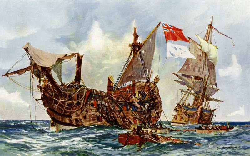 Zdobycie Marsa przez Nottingham autorstwa Charles Edward Dixon