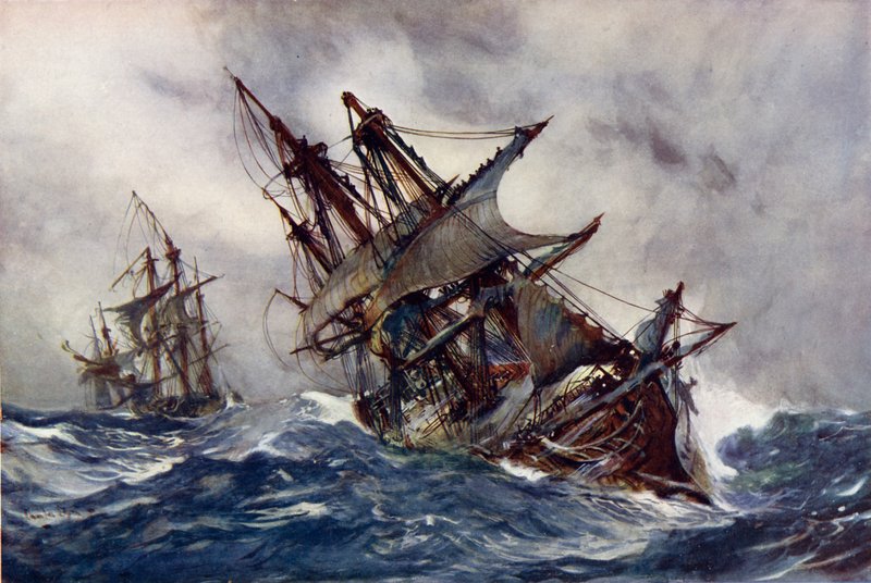 Sława z Foul-Weather Jack autorstwa Charles Edward Dixon