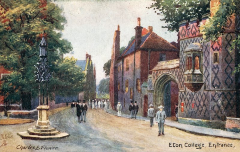 Eton College autorstwa Charles Edwin Flower