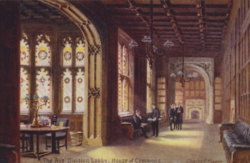 Lobby Wydziału "Oko", Izba Gmin autorstwa Charles Edwin Flower