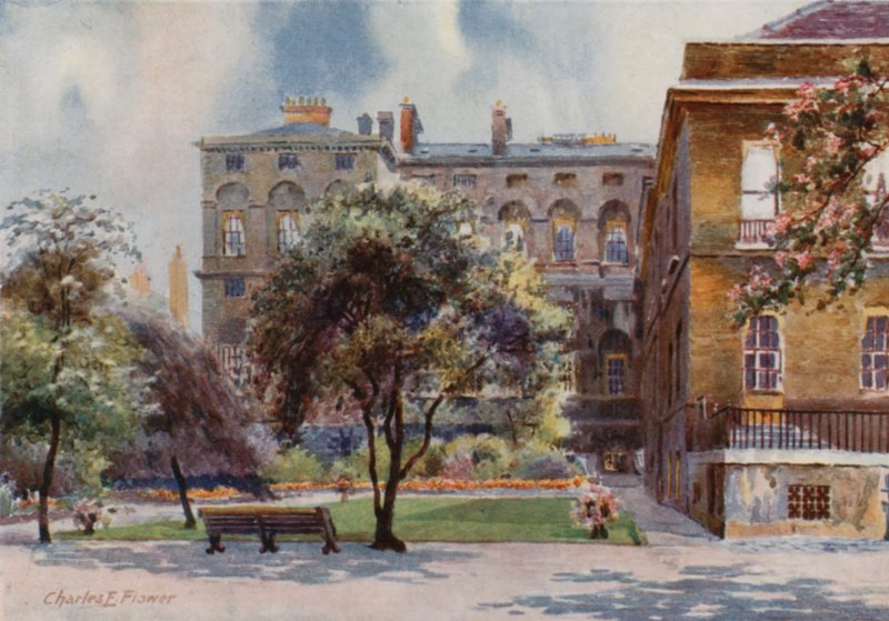 Ogród nr 10, Downing Street autorstwa Charles Edwin Flower