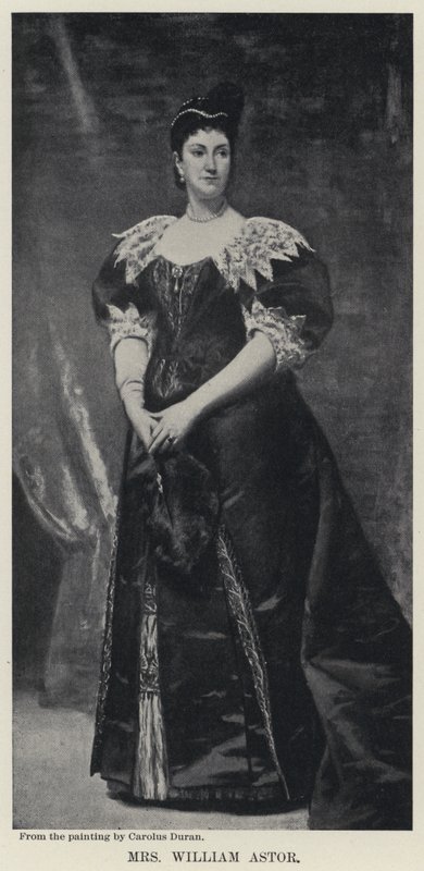Pani William Astor (lito) autorstwa Charles Emile Auguste Carolus Duran