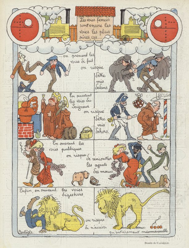 Ilustracja do Le Rire autorstwa Charles Emile Egli