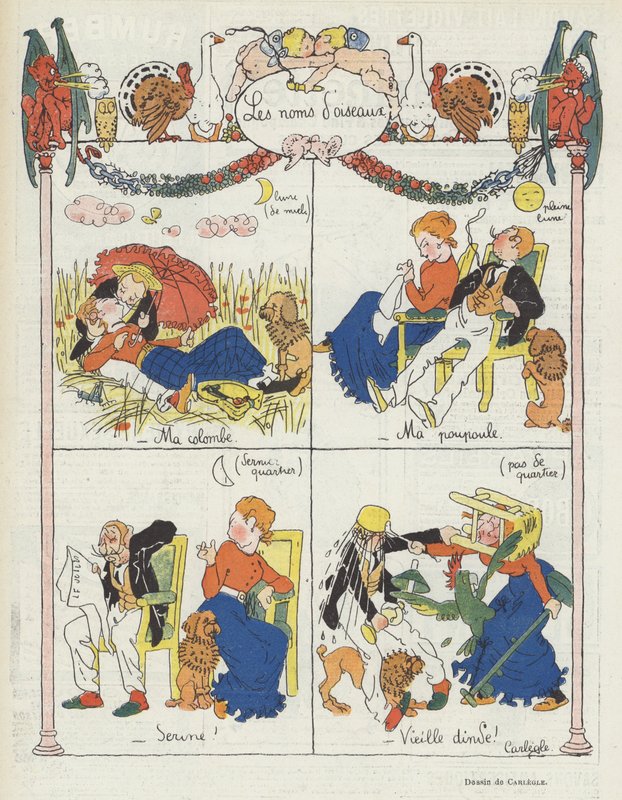 Ilustracja do Le Rire autorstwa Charles Emile Egli