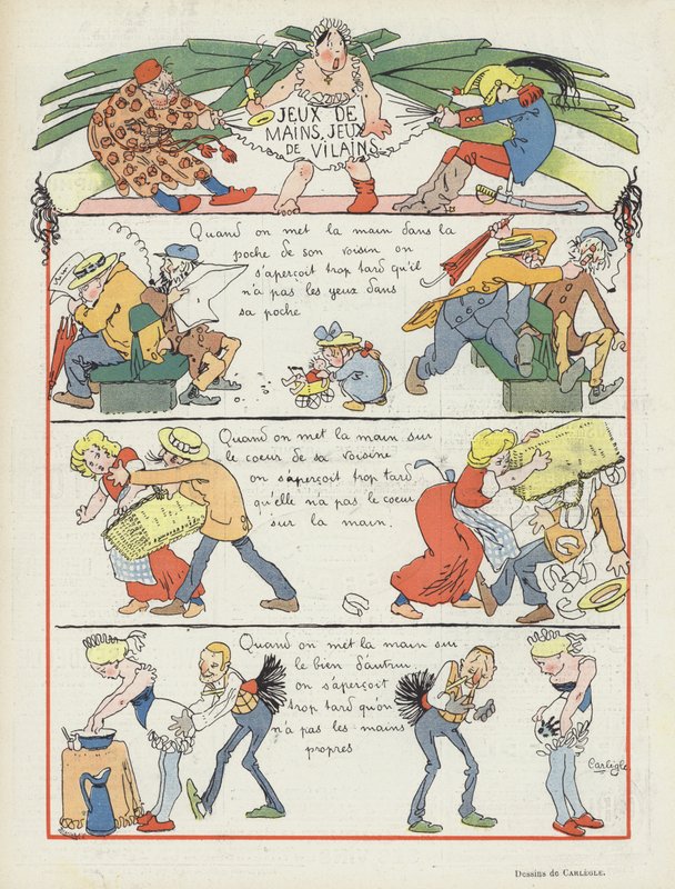 Ilustracja do Le Rire autorstwa Charles Emile Egli