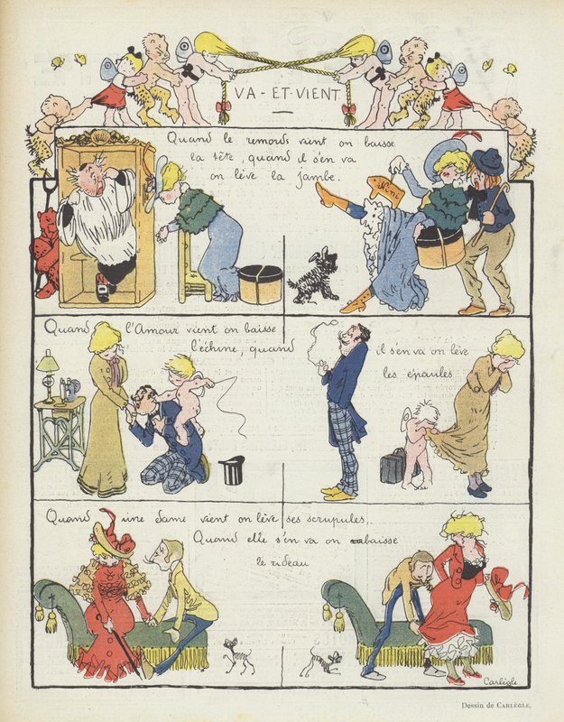 Ilustracja do Le Rire autorstwa Charles Emile Egli