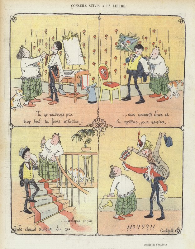 Ilustracja do Le Rire autorstwa Charles Emile Egli