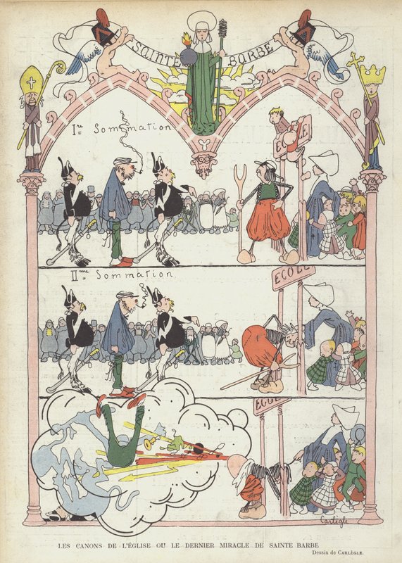 Ilustracja do Le Rire autorstwa Charles Emile Egli