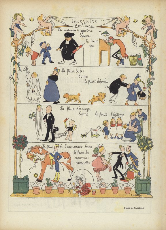 Ilustracja do Le Rire autorstwa Charles Emile Egli