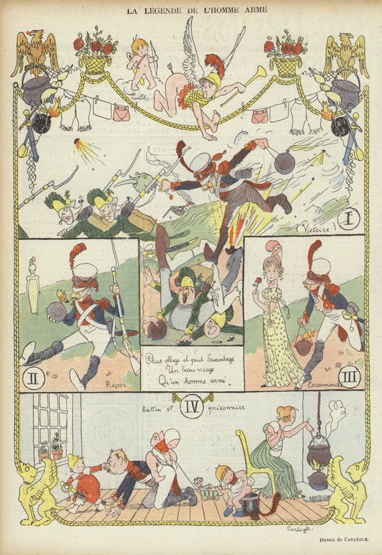 Ilustracja do Le Rire autorstwa Charles Emile Egli