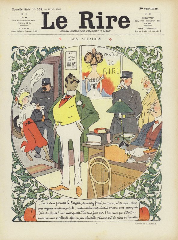 Ilustracja do Le Rire autorstwa Charles Emile Egli