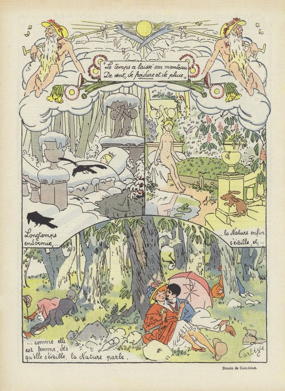 Ilustracja do Le Rire autorstwa Charles Emile Egli