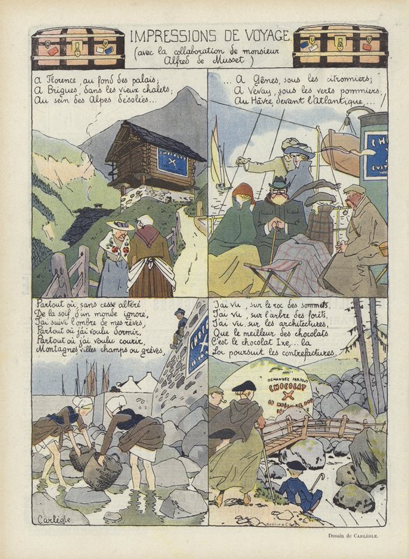 Ilustracja do Le Rire autorstwa Charles Emile Egli